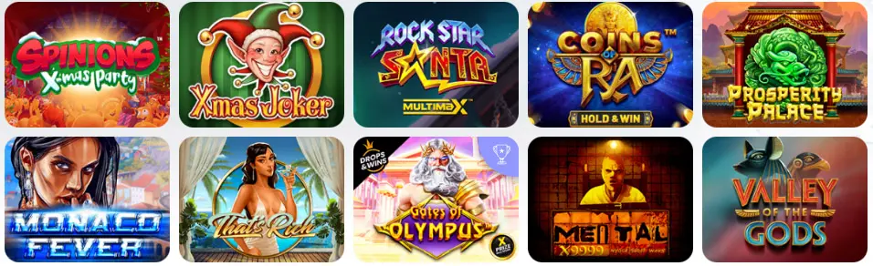 WOLFBET CASINO Tragamonedas clásicas