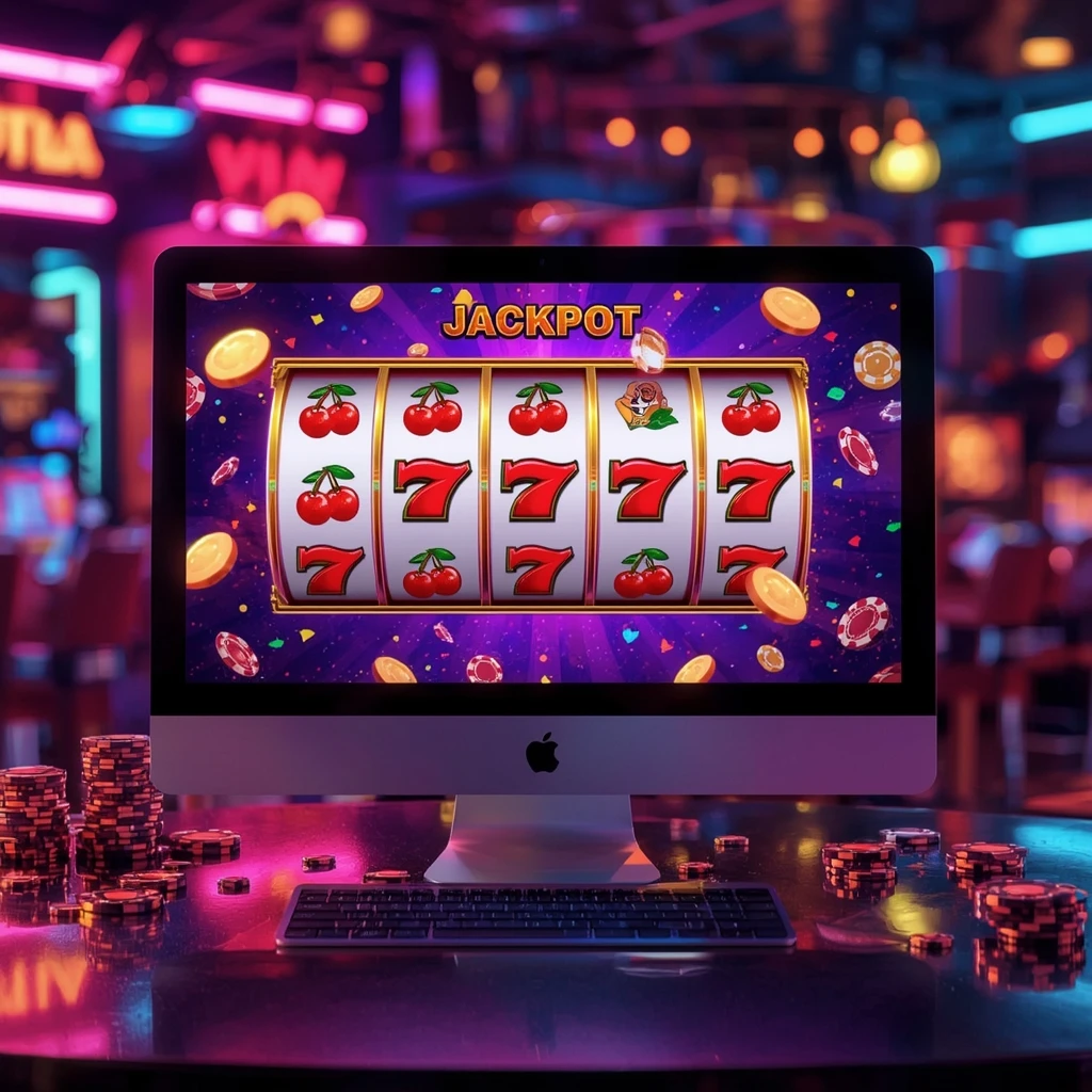 tragamonedas en el monitor WOLFBET CASINO